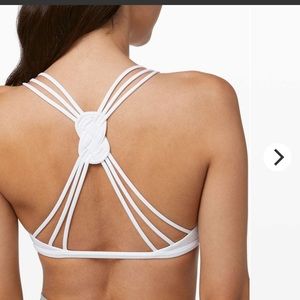 NWT Lululemon white love knit bra